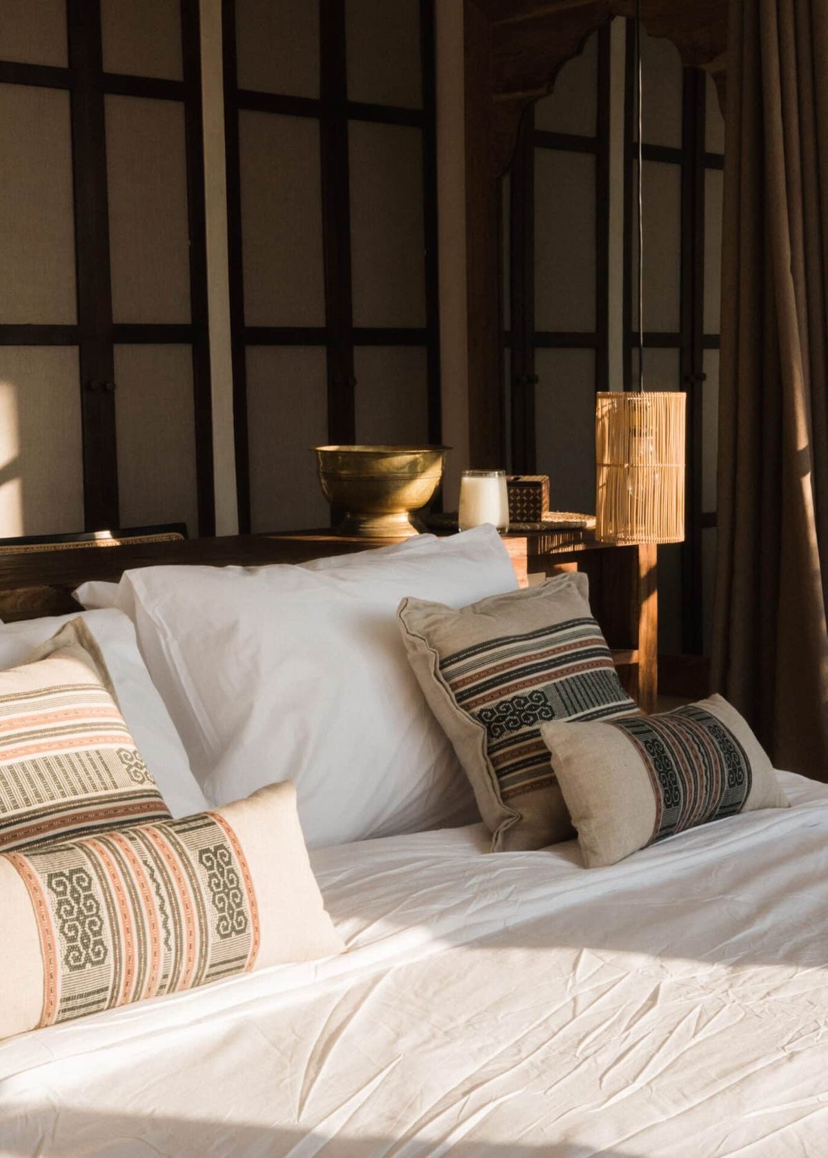 Serene, impeccably kept bedroom — Hummingbird Luxury Cleaning